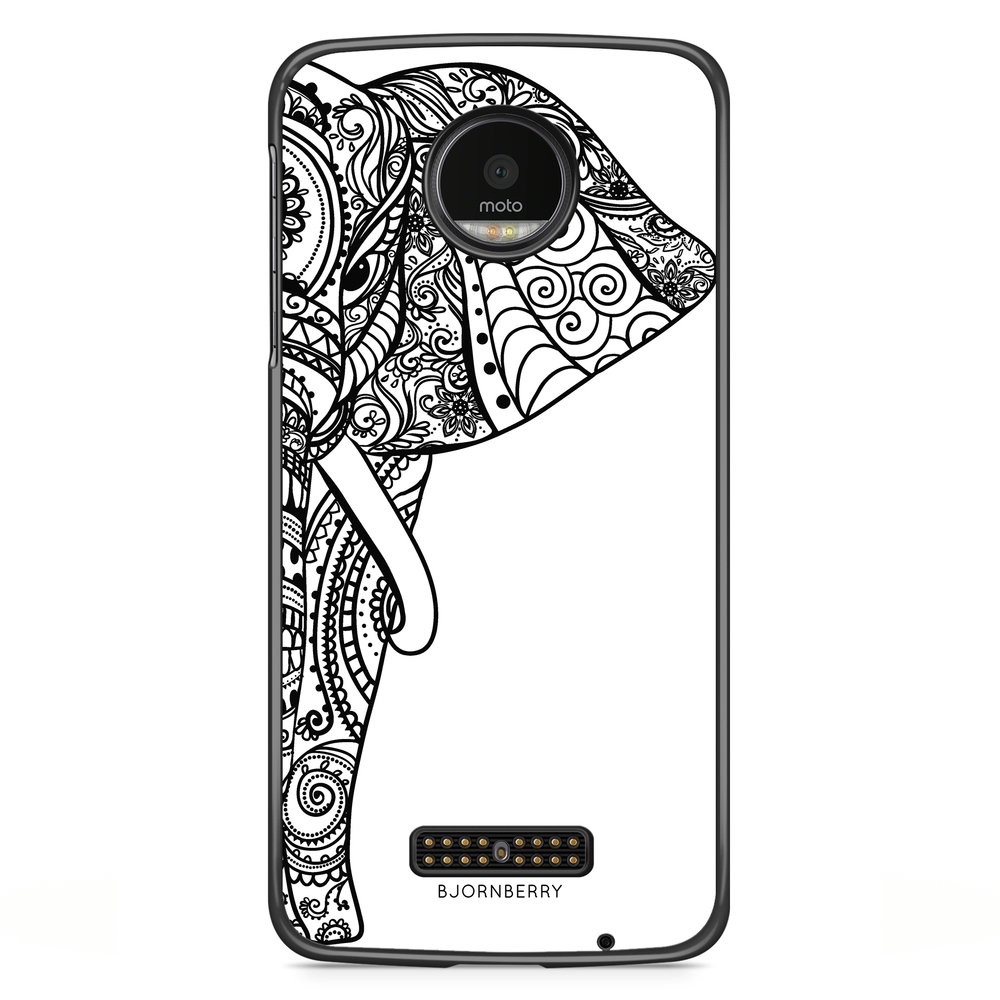 Moto Z2 Play Case - Mandala Elephant