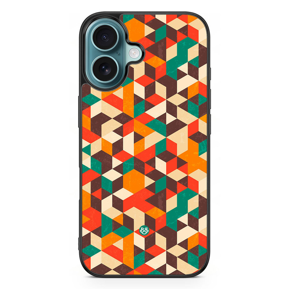 iPhone 16 Case - Retro Geometric