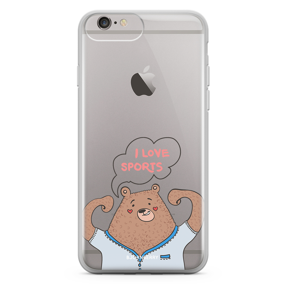 iPhone 6 Plus/6s Plus Fashion Case - I love sports