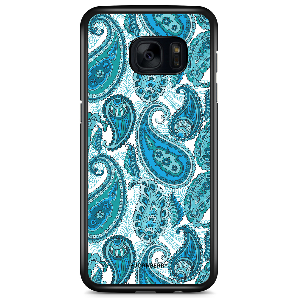 Samsung Galaxy S7 Case - Blue Paisley