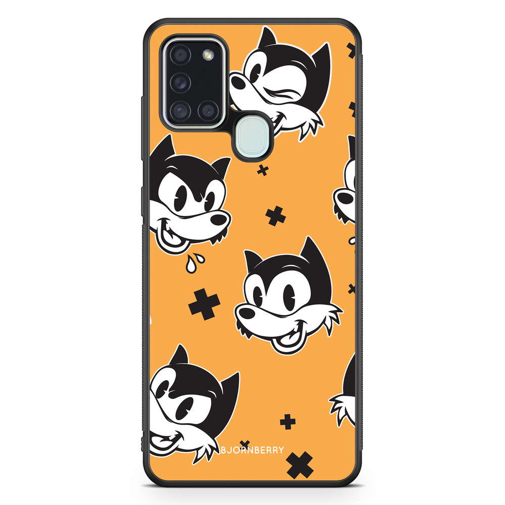 Samsung Galaxy A21s Case - Vintage Wolves