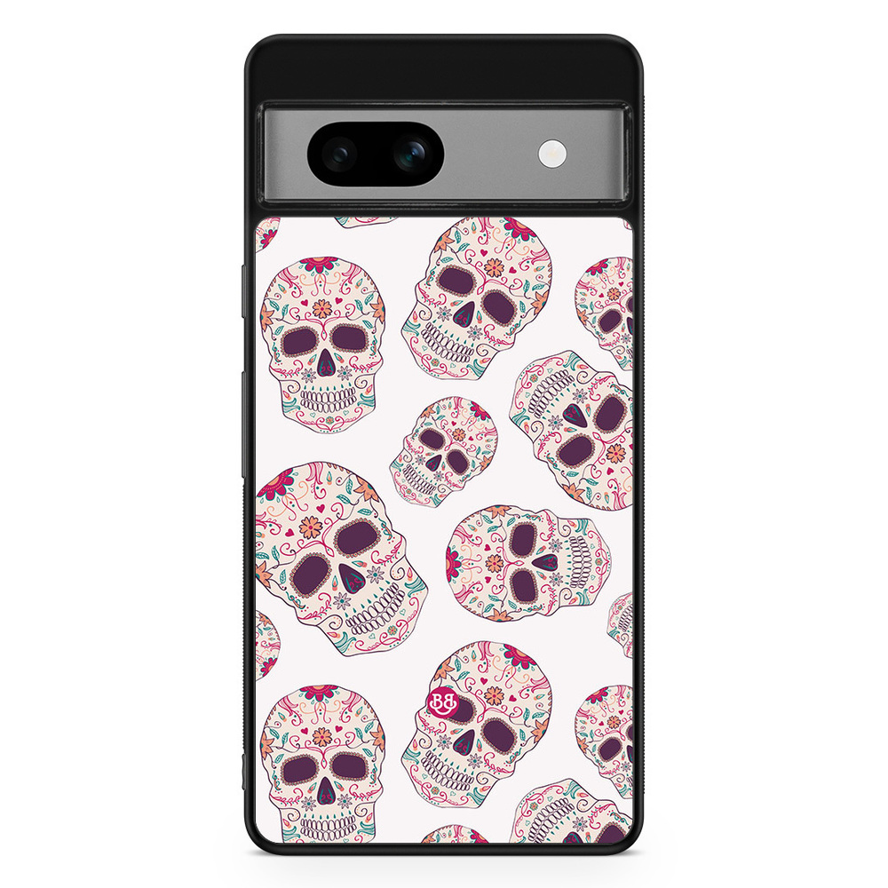 Google Pixel 7a Case - Calavera Skulls