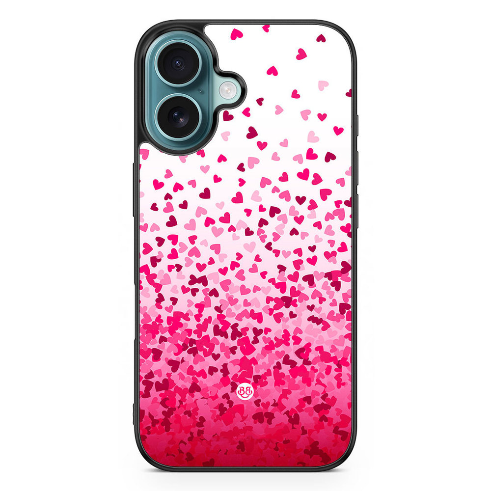 iPhone 16 Case - Heart Confetti
