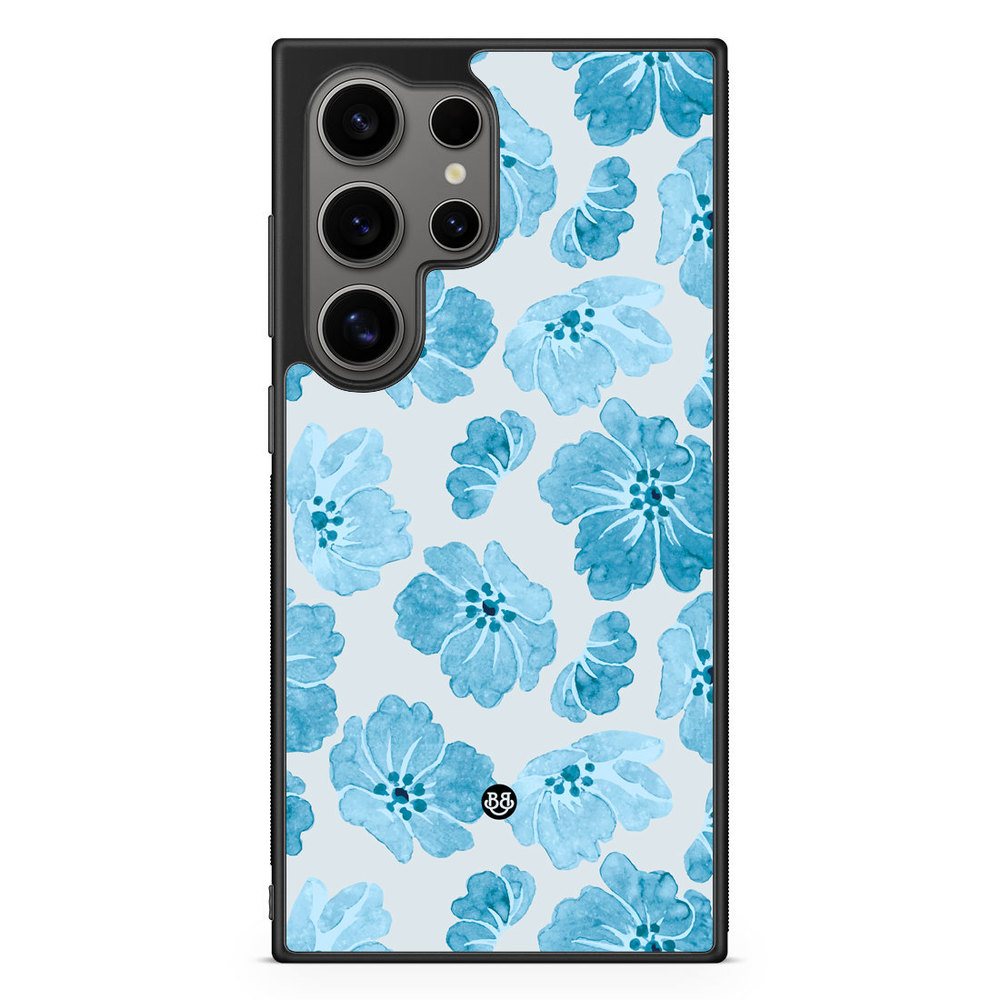 Samsung Galaxy S24 Ultra Case - WILD BLOOM - Blue Petals