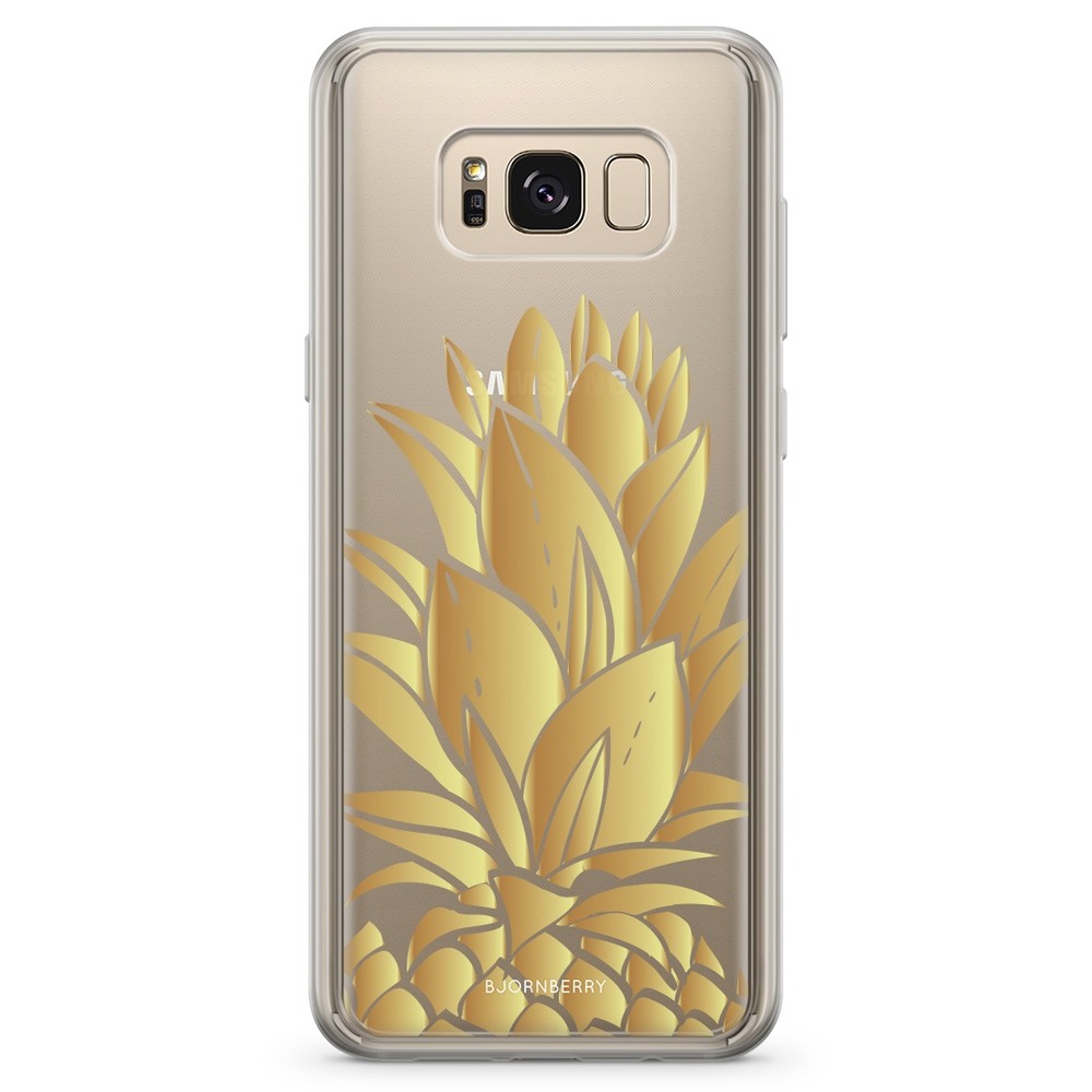 Samsung Galaxy S8 Plus Fashion Case - Gold Pineapple