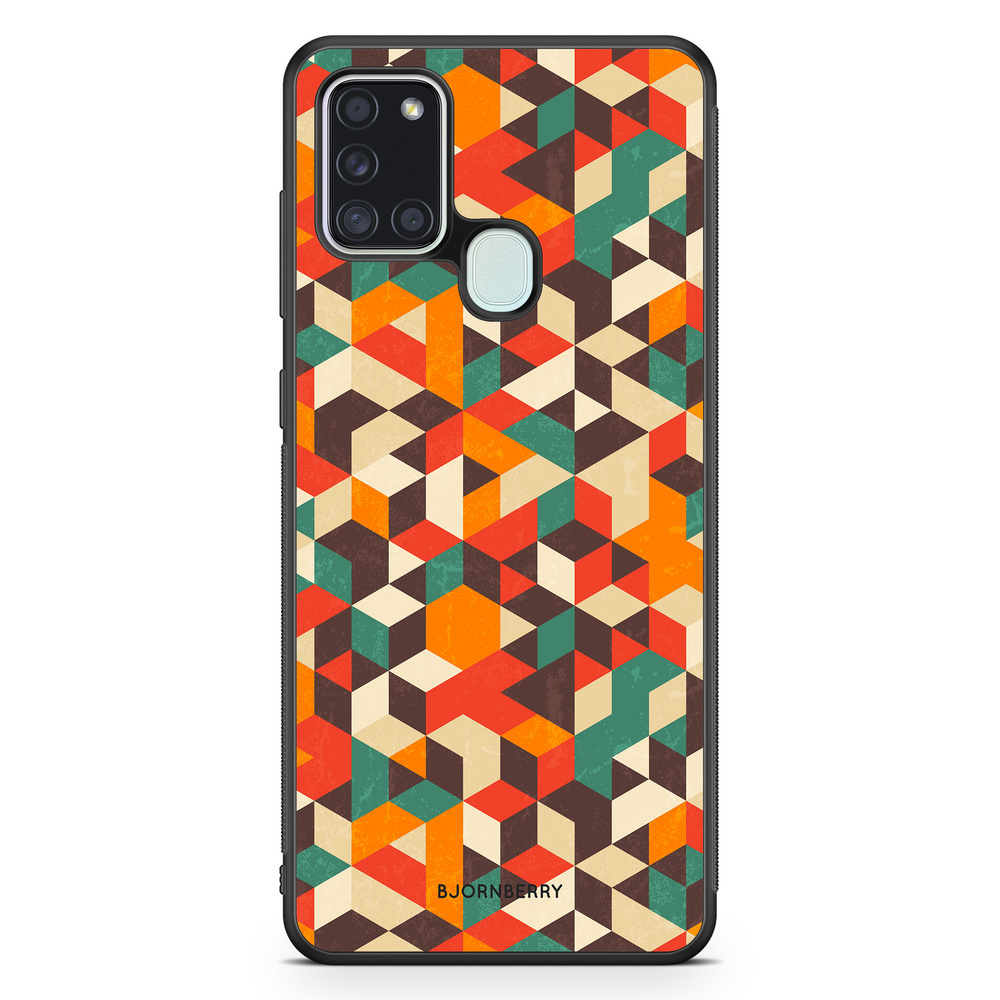 Samsung Galaxy A21s Case - Retro Geometric
