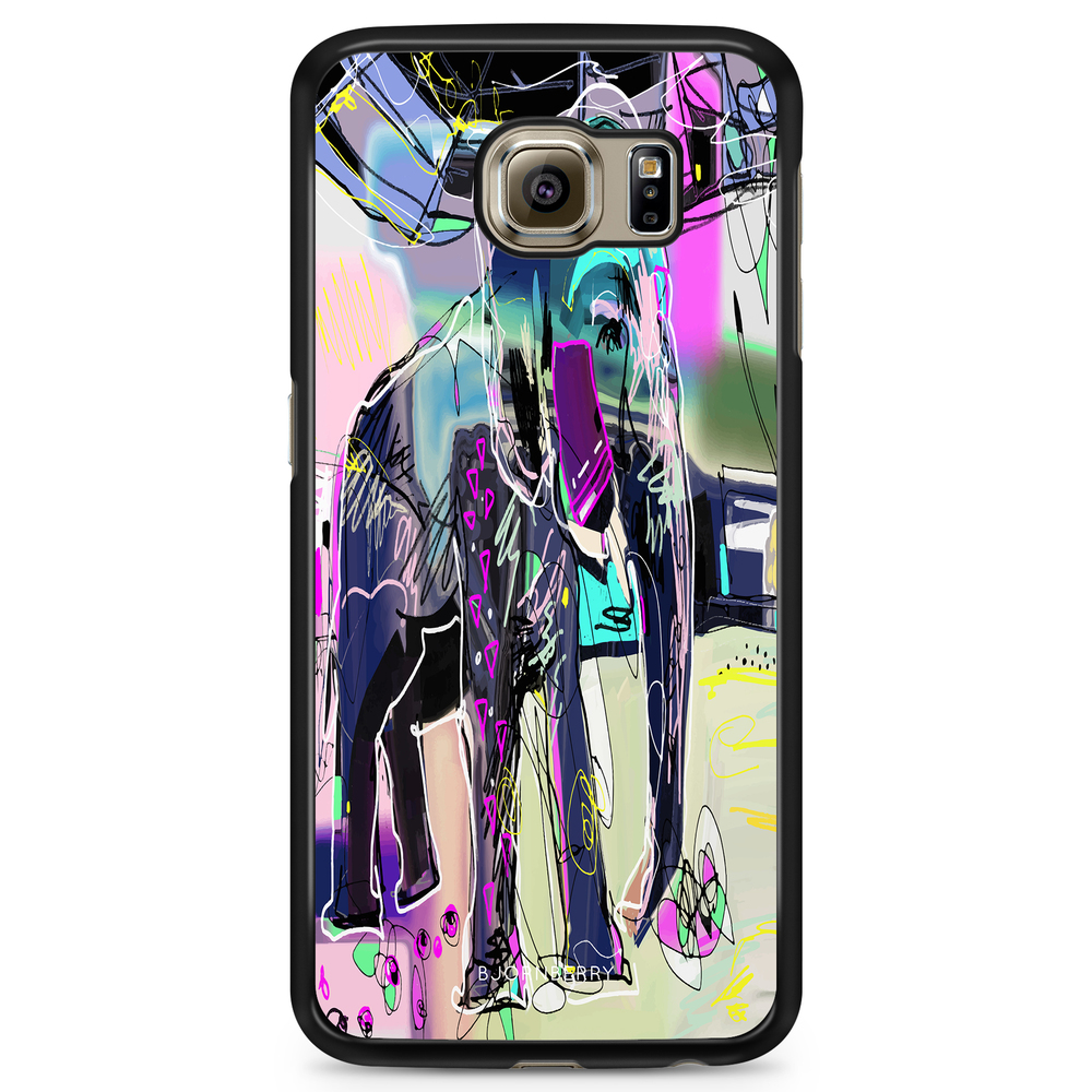 Samsung Galaxy S6 Edge Skal - Abstrakt Elefant | Mobilskal & Mobilfodral BJORNBERRY