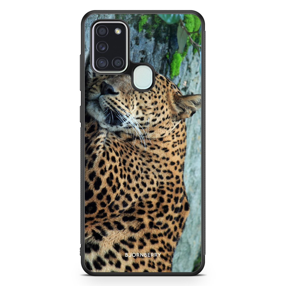 Samsung Galaxy A21s Case - Sleeping Leopard