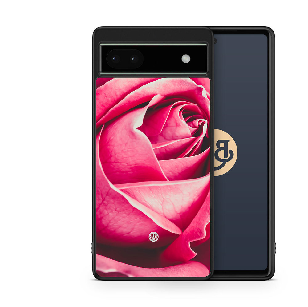 Google Pixel 6a Case - Pink Rose
