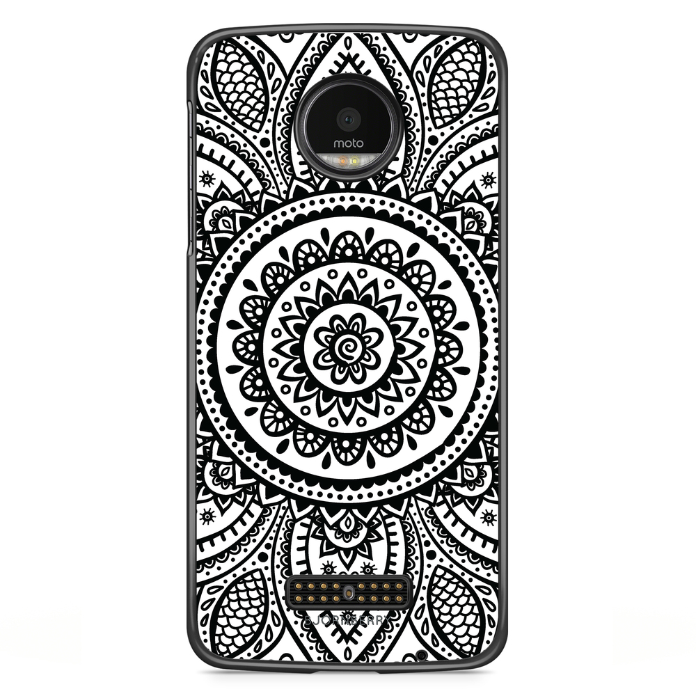 Moto Z2 Play Case - Henna Mandala