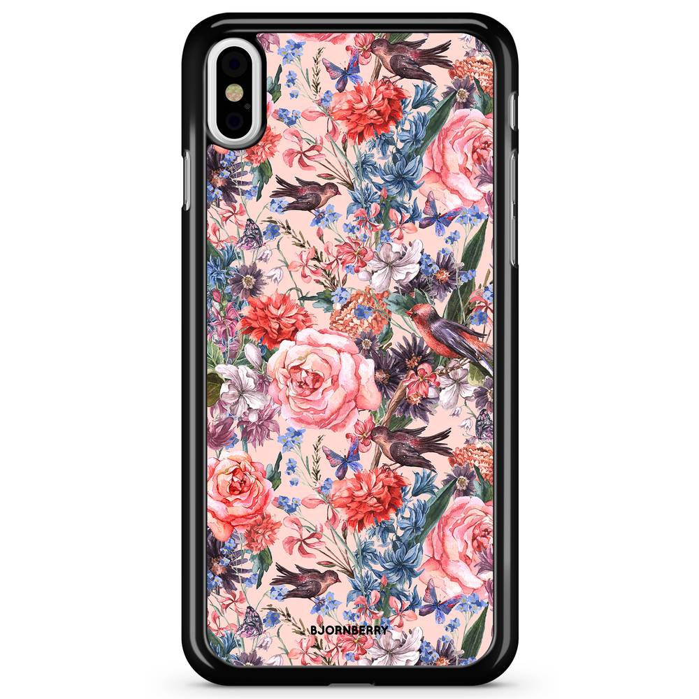 iPhone X / XS Case - Birds & Flowers