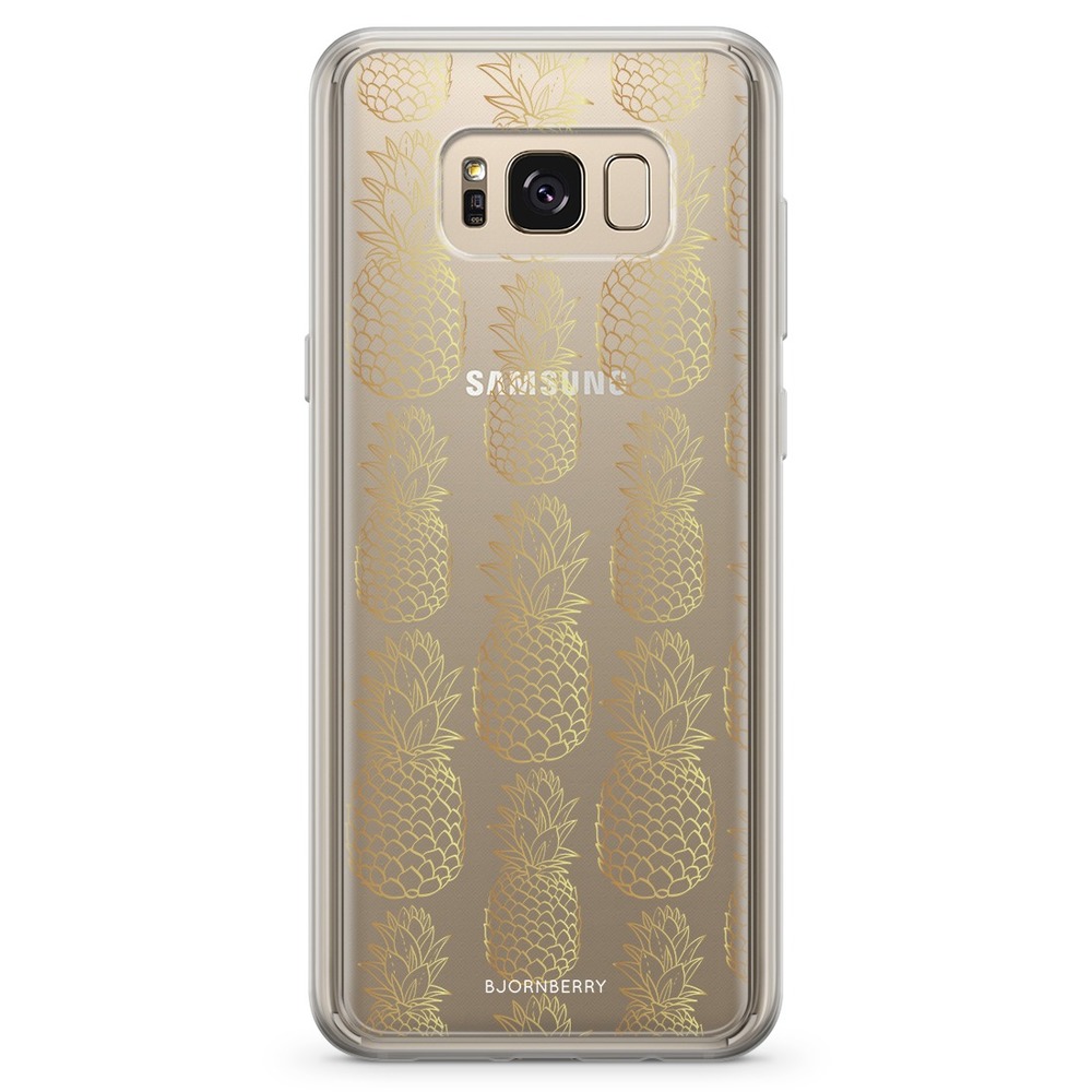 Samsung Galaxy S8 Plus Fashion Case - Gold Pineapples