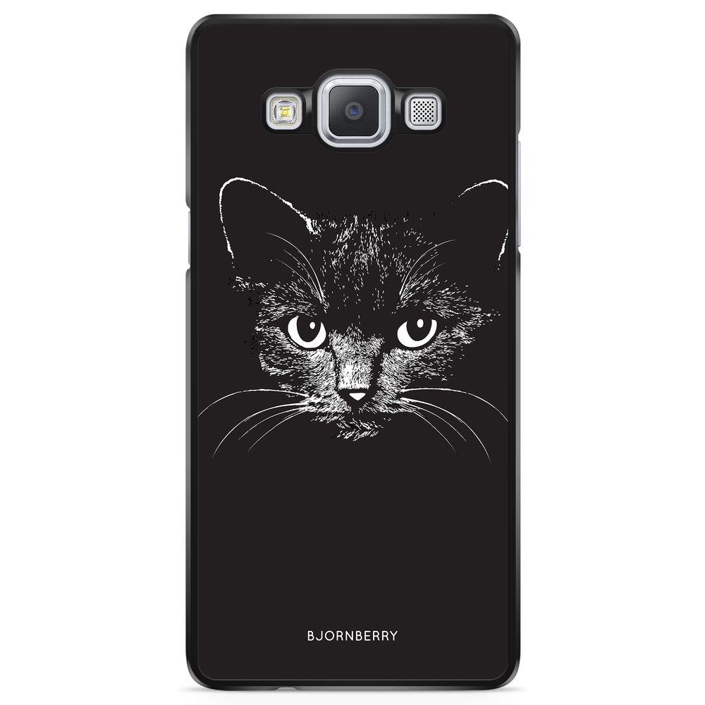 Samsung Galaxy A5 (2015) Case - Black/White Cat