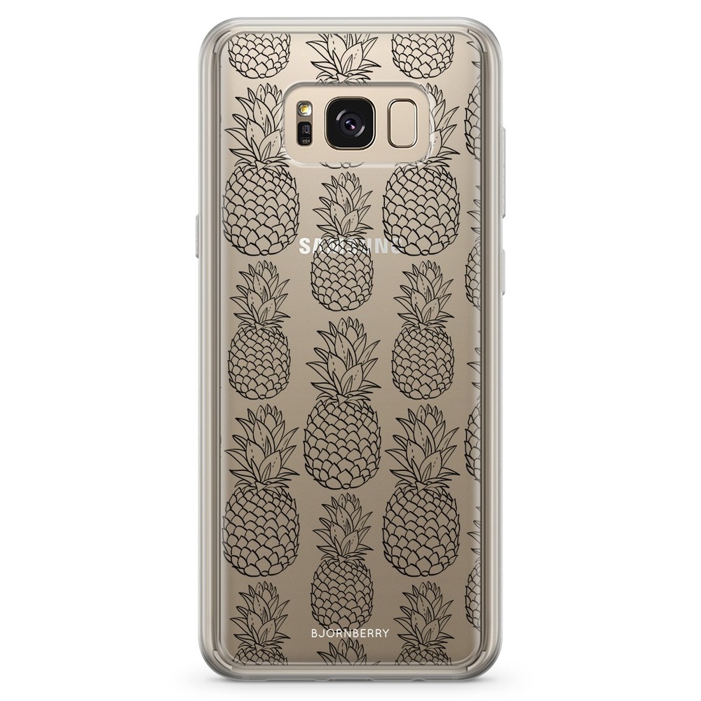 Samsung Galaxy S8 Plus Fashion Case - Black Pineapple