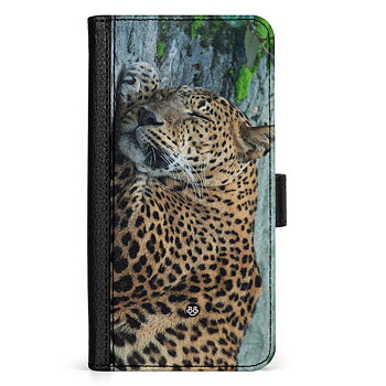 Samsung Galaxy S24 Plus Wallet Case - Sleeping Leopard