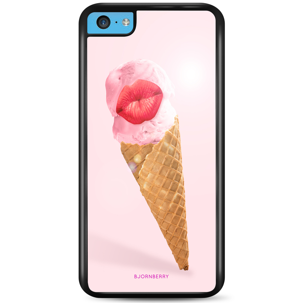 iPhone 5C Case - Lips Ice Cream