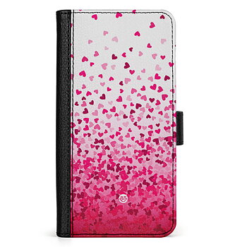 Samsung Galaxy S24 Plus Wallet Case - Heart Confetti