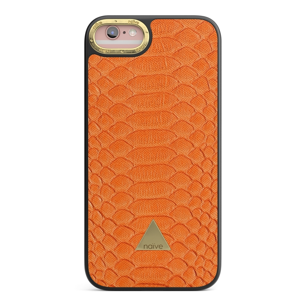 Naive iPhone 6/6s Case - Orange Snake