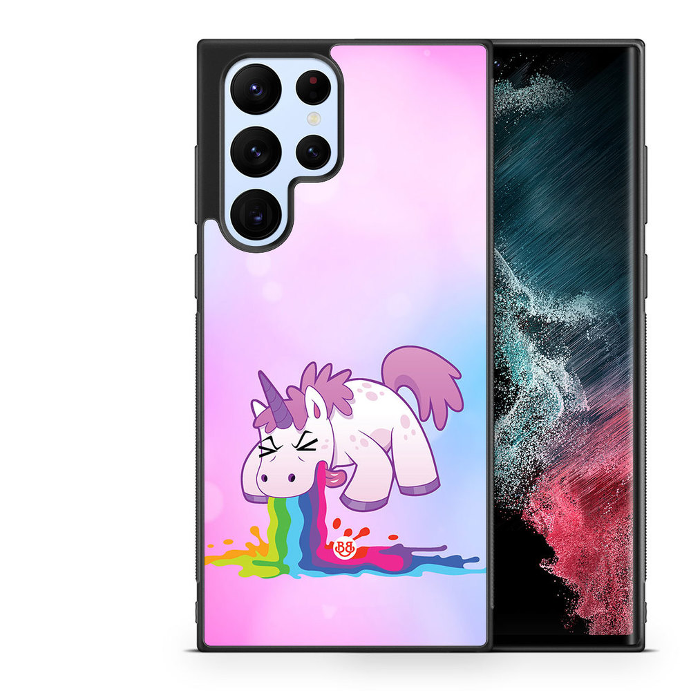 Samsung Galaxy S22 Ultra 5G Case - Puking Unicorn