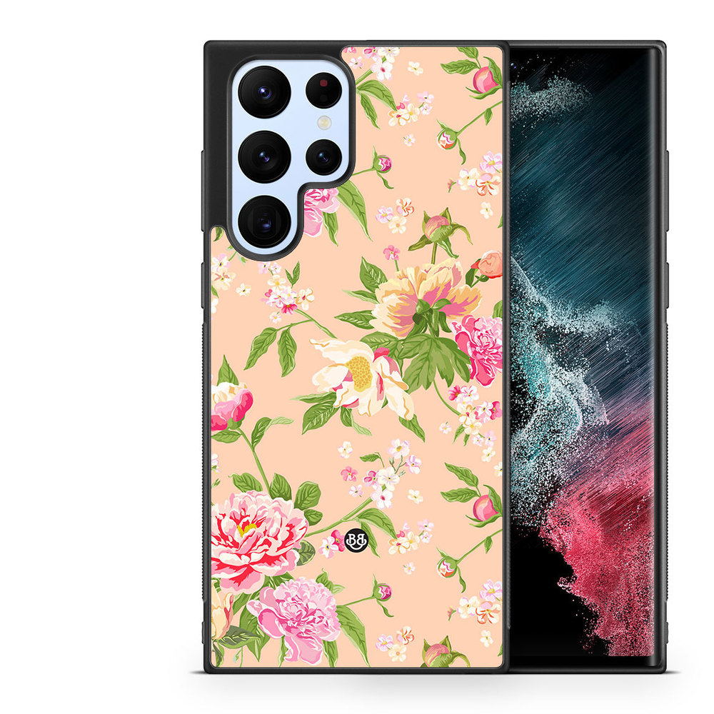Samsung Galaxy S22 Ultra 5G Case - Peony Flowers