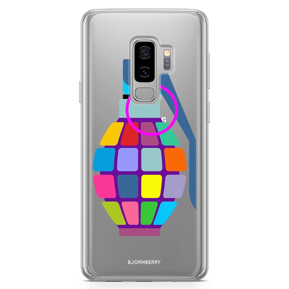 Samsung Galaxy S9 Plus Fashion Skal - Färg Handgranat