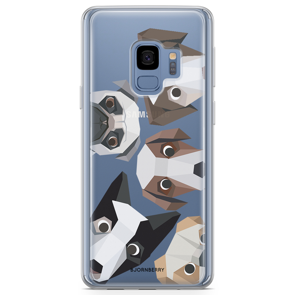 Samsung Galaxy S9 Fashion Skal - Tecknade Hundar