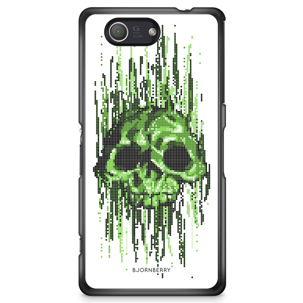Sony Xperia Z3 Compact Case - Data Virus Skull