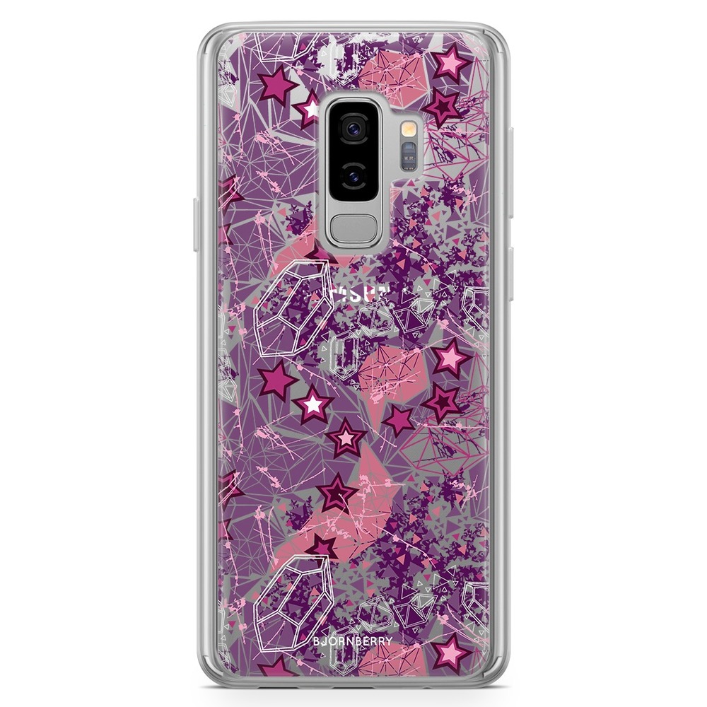 Samsung Galaxy S9 Plus Fashion Case - Purple Stars