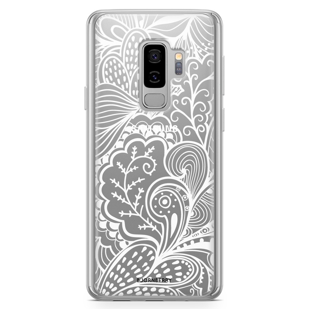 Samsung Galaxy S9 Plus Fashion Case - White Flowers