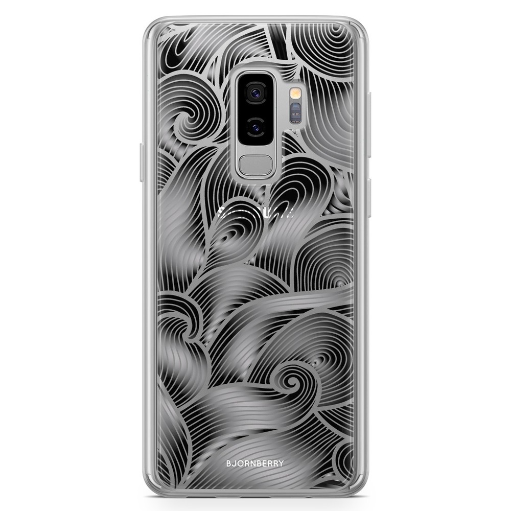 Samsung Galaxy S9 Plus Fashion Case - Black Waves