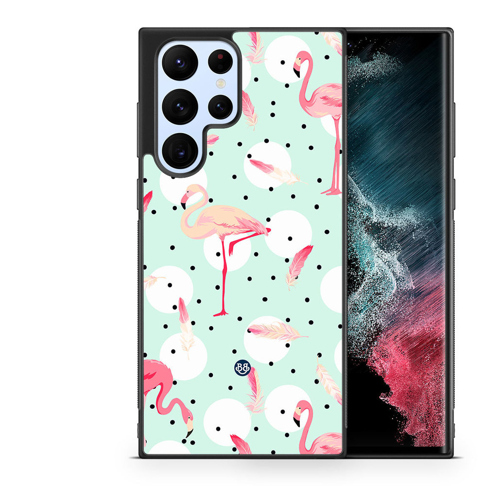 Samsung Galaxy S22 Ultra 5G Case - Flamingos