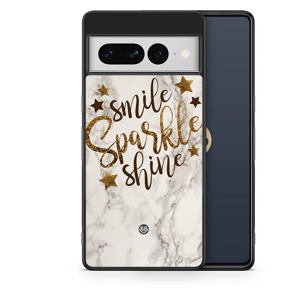 Google Pixel 7 Pro Case - Smile,Sparkle,Shine