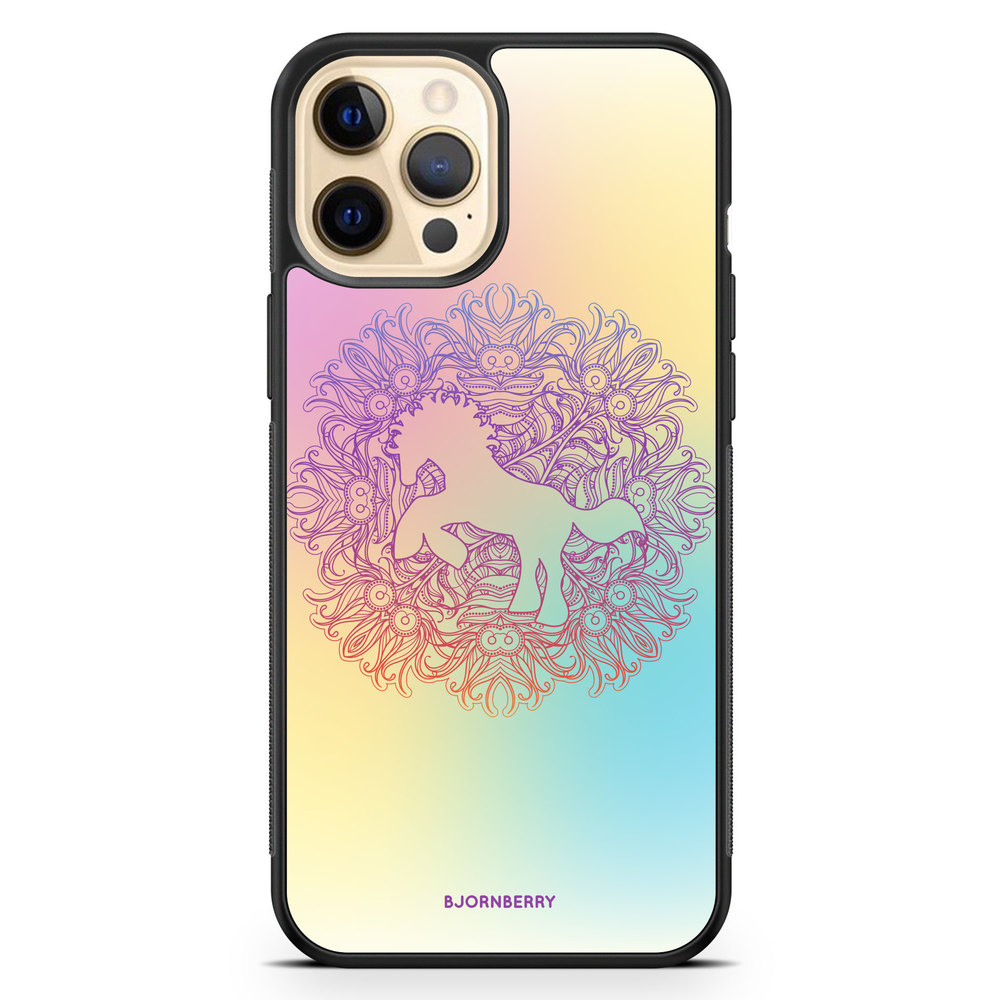 iPhone 12 Pro Max Case - Rainbow Unicorn
