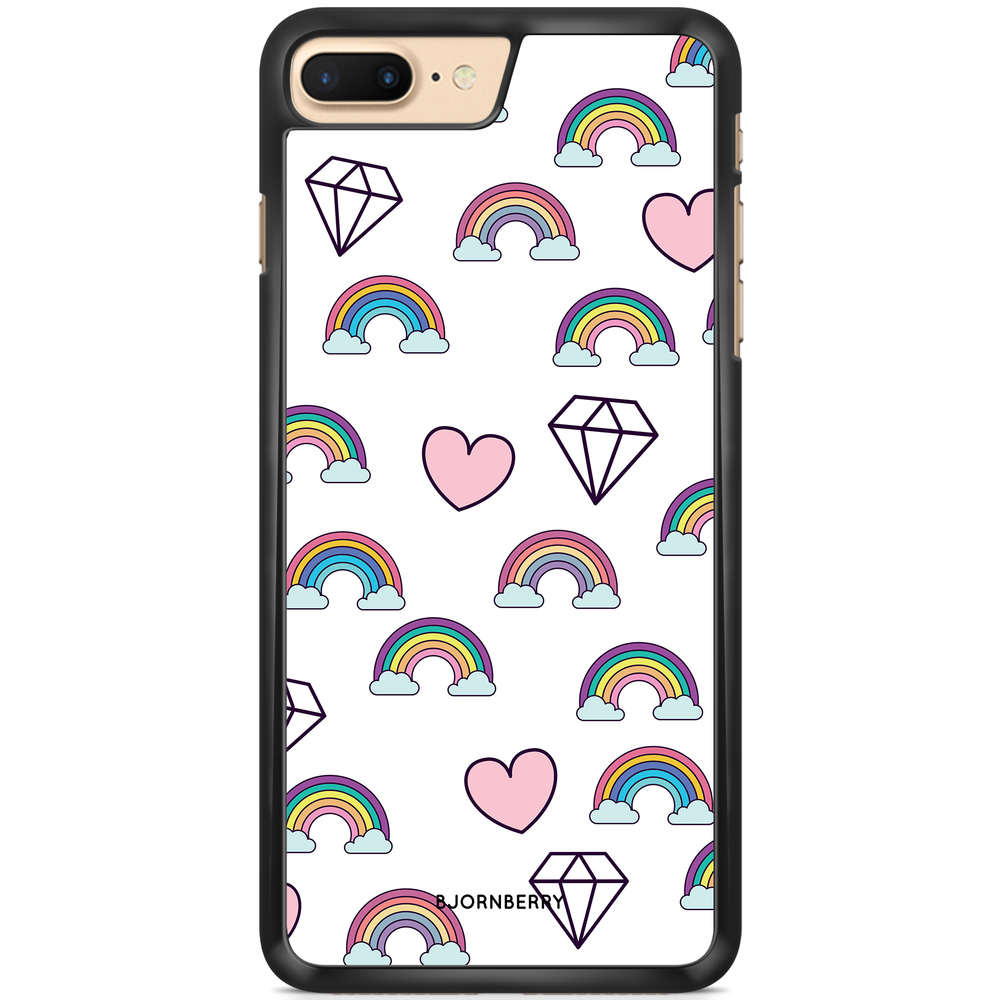 iPhone 7 Plus Case - Rainbows & Diamonds