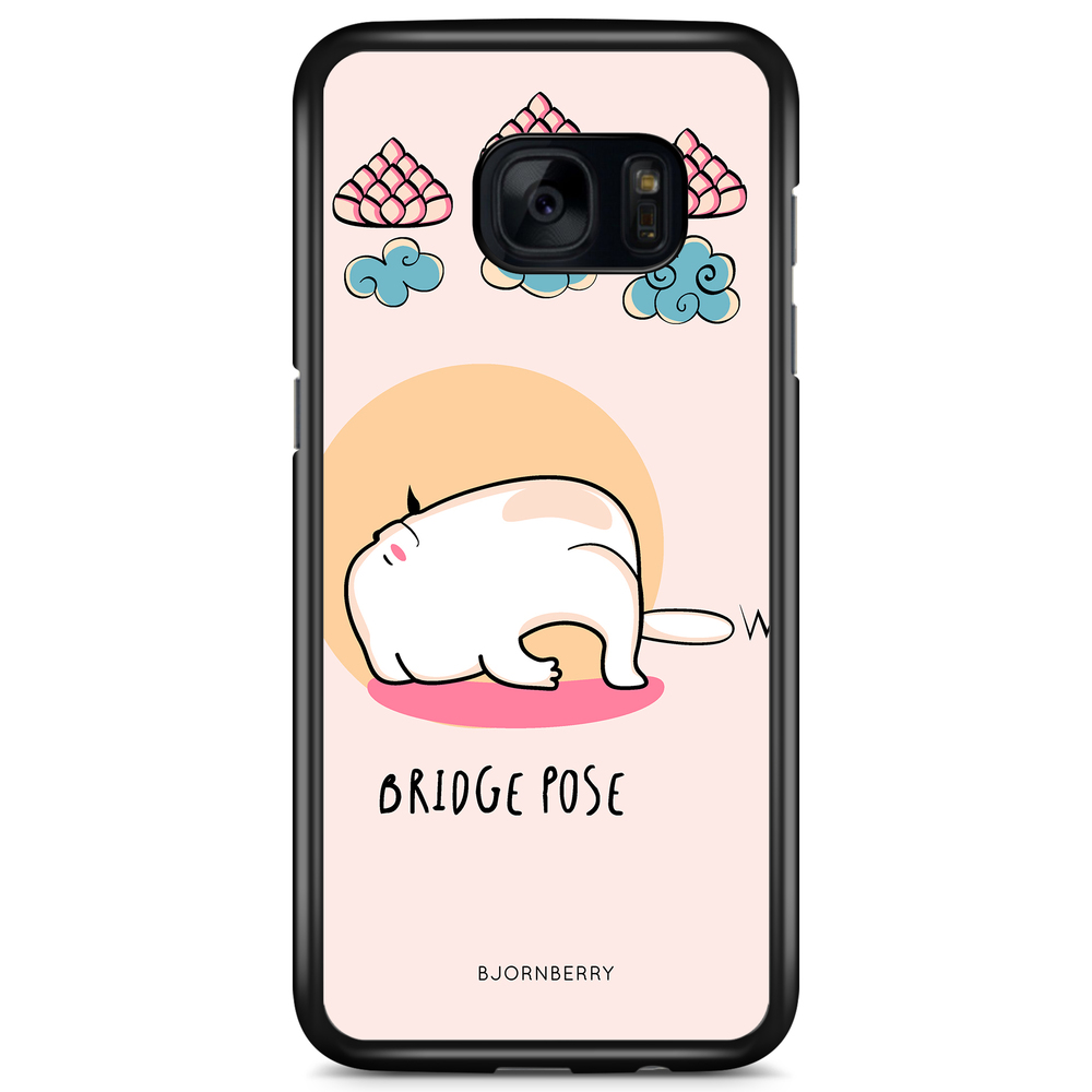 Samsung Galaxy S7 Case - Yoga Cat Bridge Pose