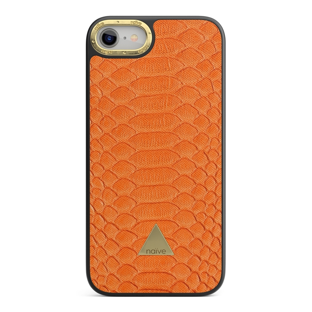Naive iPhone 7 Skal - Orange Snake