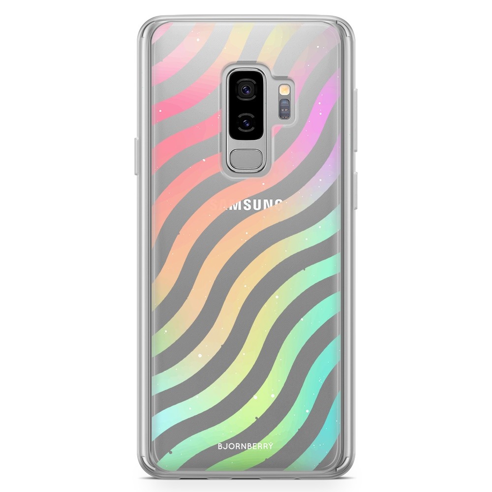 Samsung Galaxy S9 Plus Fashion Case - Wavy Rainbow