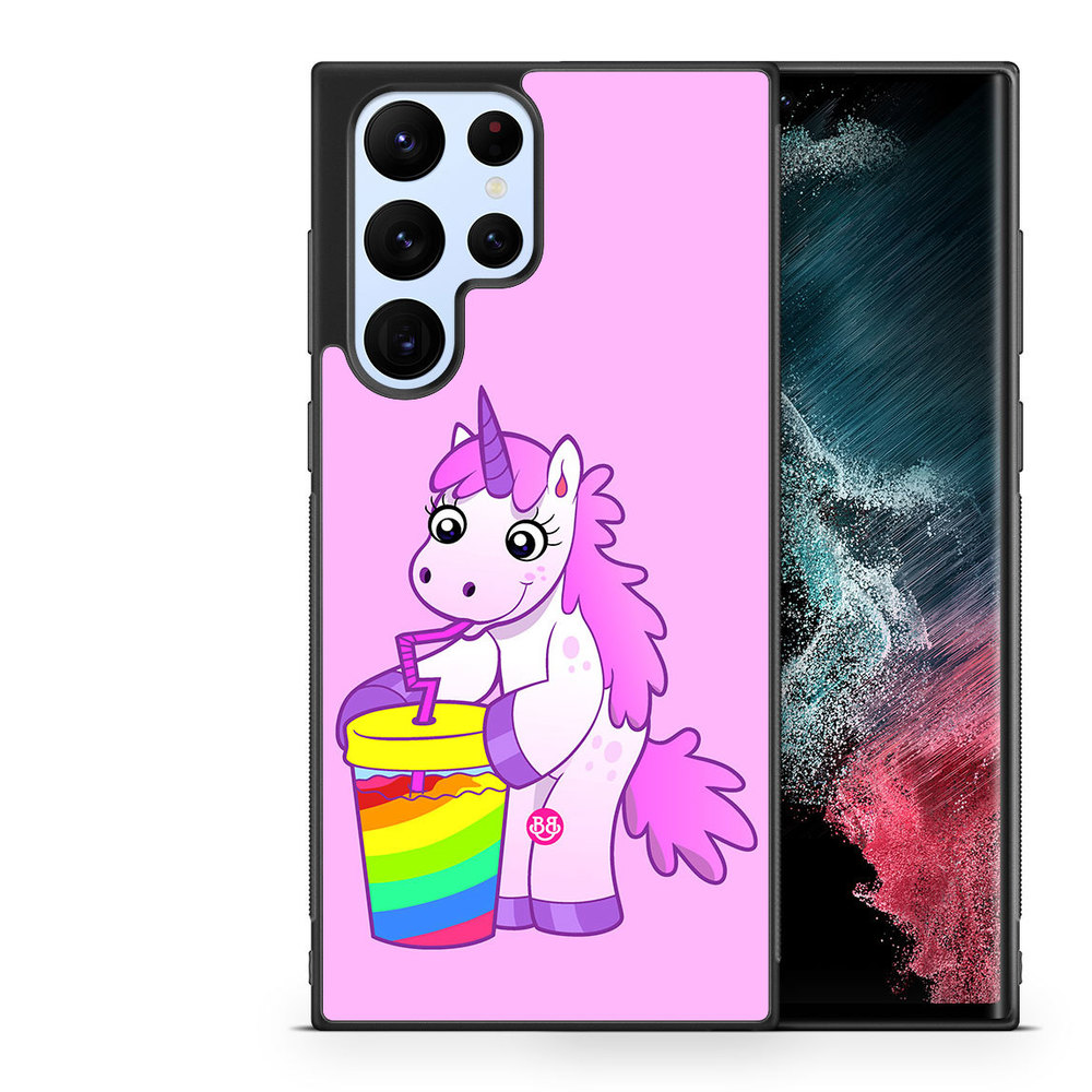 Samsung Galaxy S22 Ultra 5G Case - Drinking Unicorn