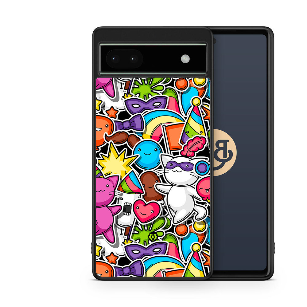 Google Pixel 6a Case - Cute Sticker