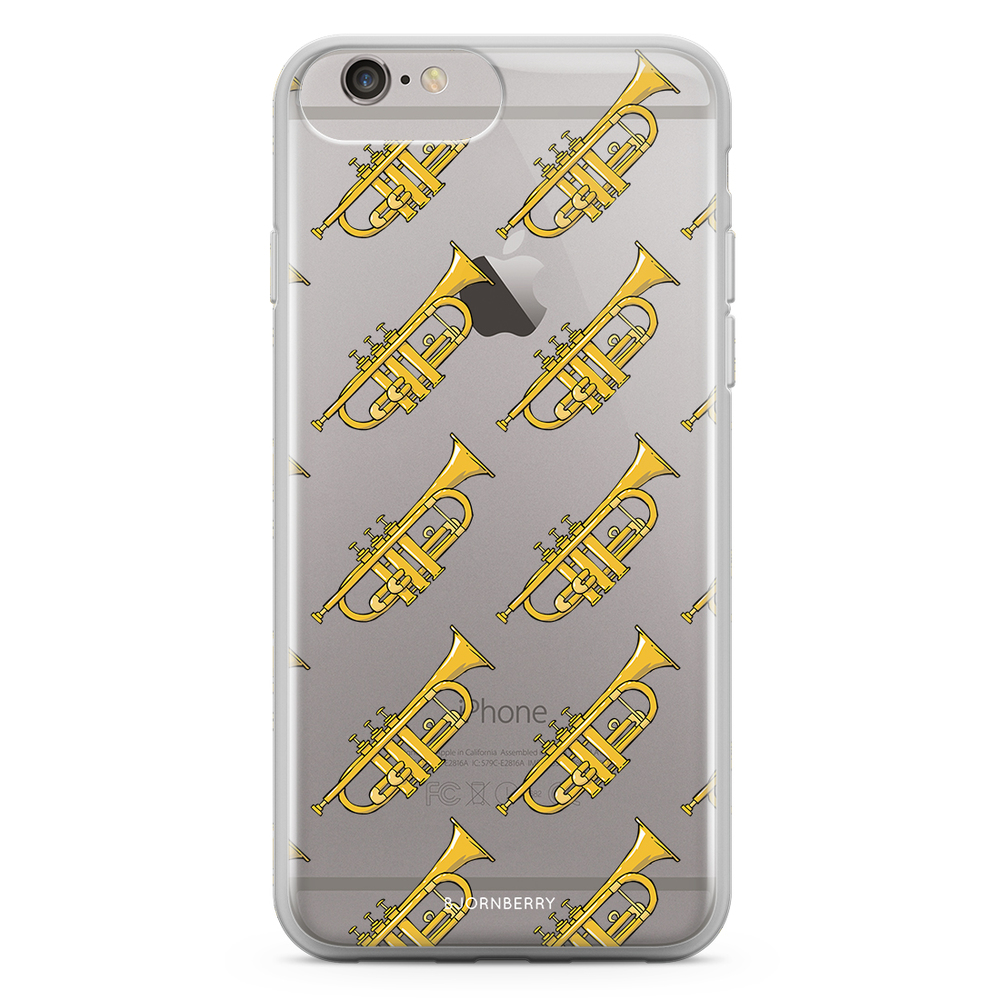 iPhone 6 Plus/6s Plus Fashion Case - Trumpet Pattern