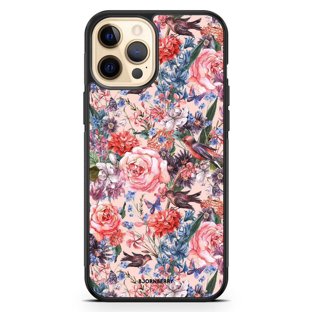 iPhone 12 Pro Max Case - Birds & Flowers
