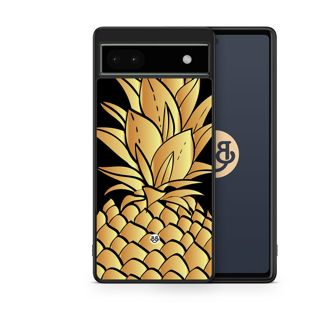 Google Pixel 6a Case - Gold Pineapple