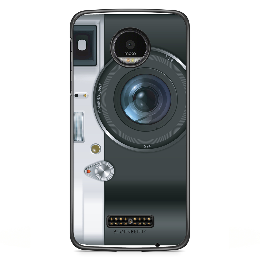 Moto Z2 Play Case - Retro Camera