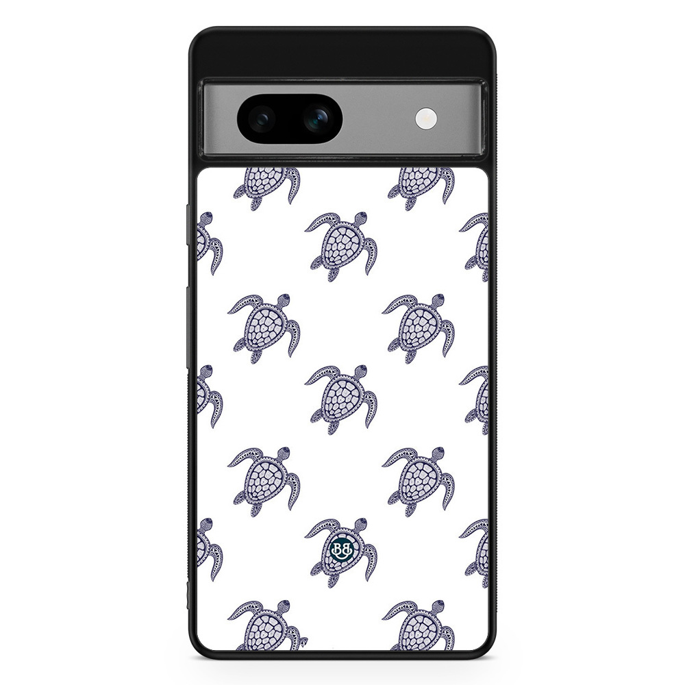 Google Pixel 7a Case - Blue Turtles