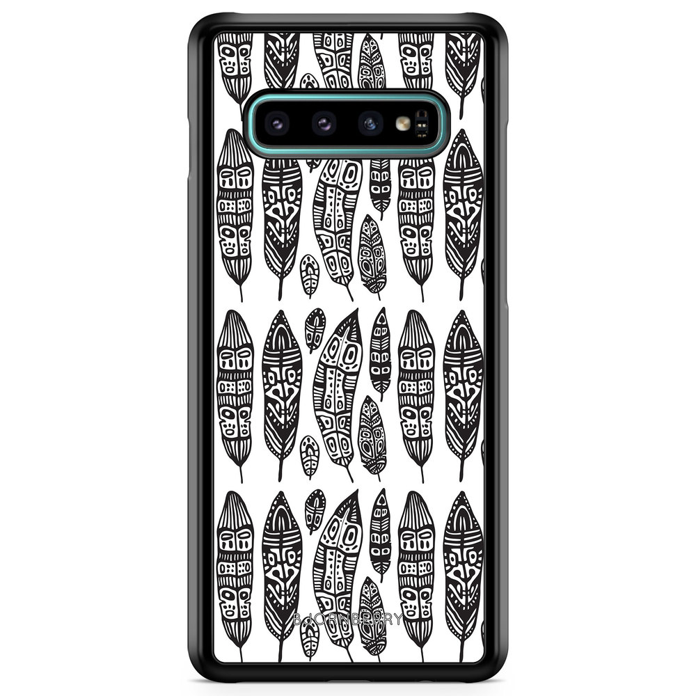 Samsung Galaxy S10 Plus Case - Vintage Feathers