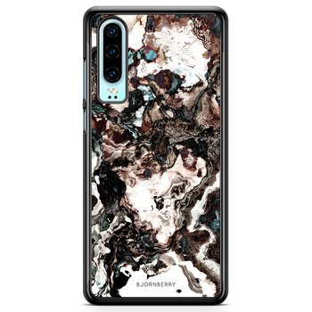 Huawei P30 Skal - Brun Marmor
