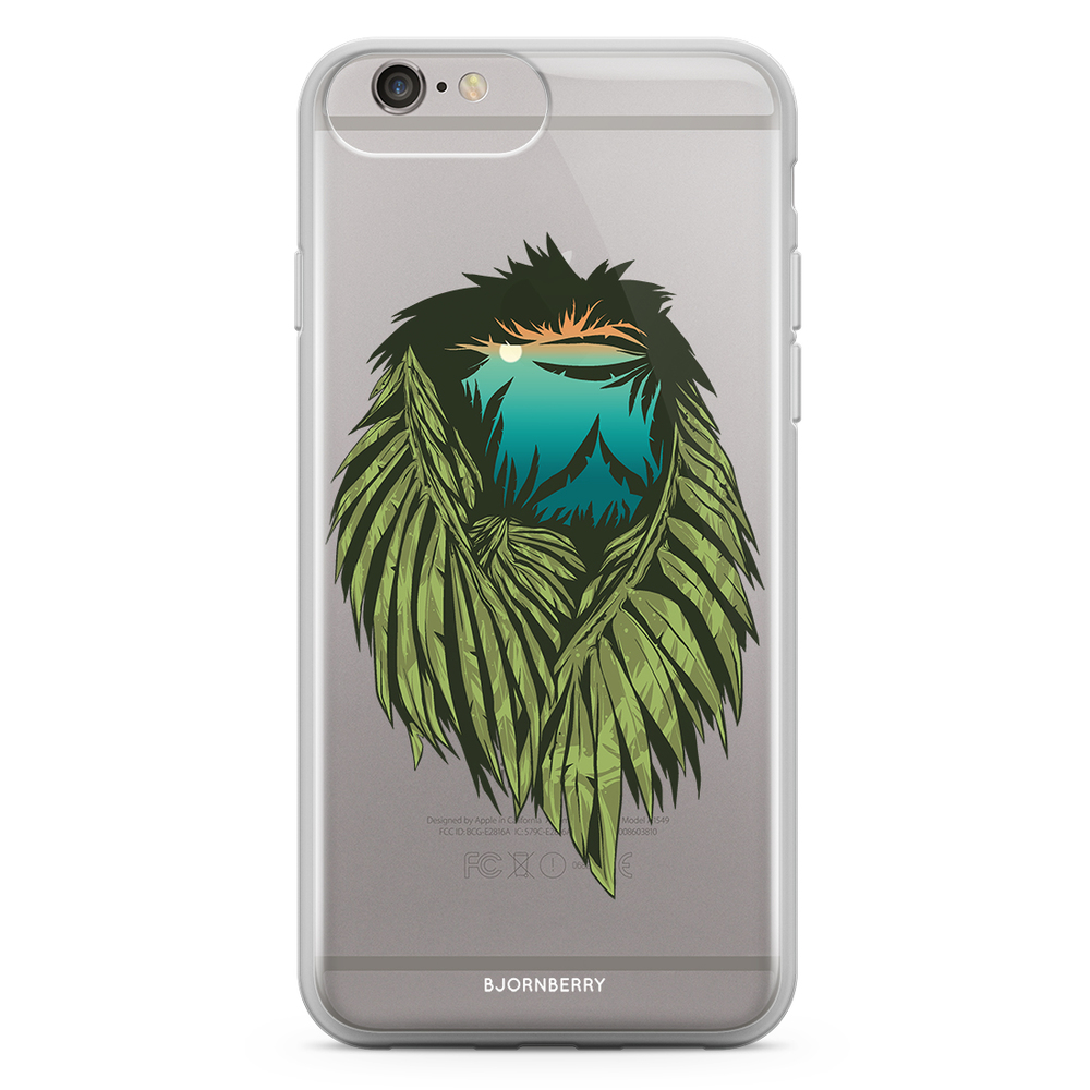 iPhone 6 Plus/6s Plus Fashion Case - Leaf Lion