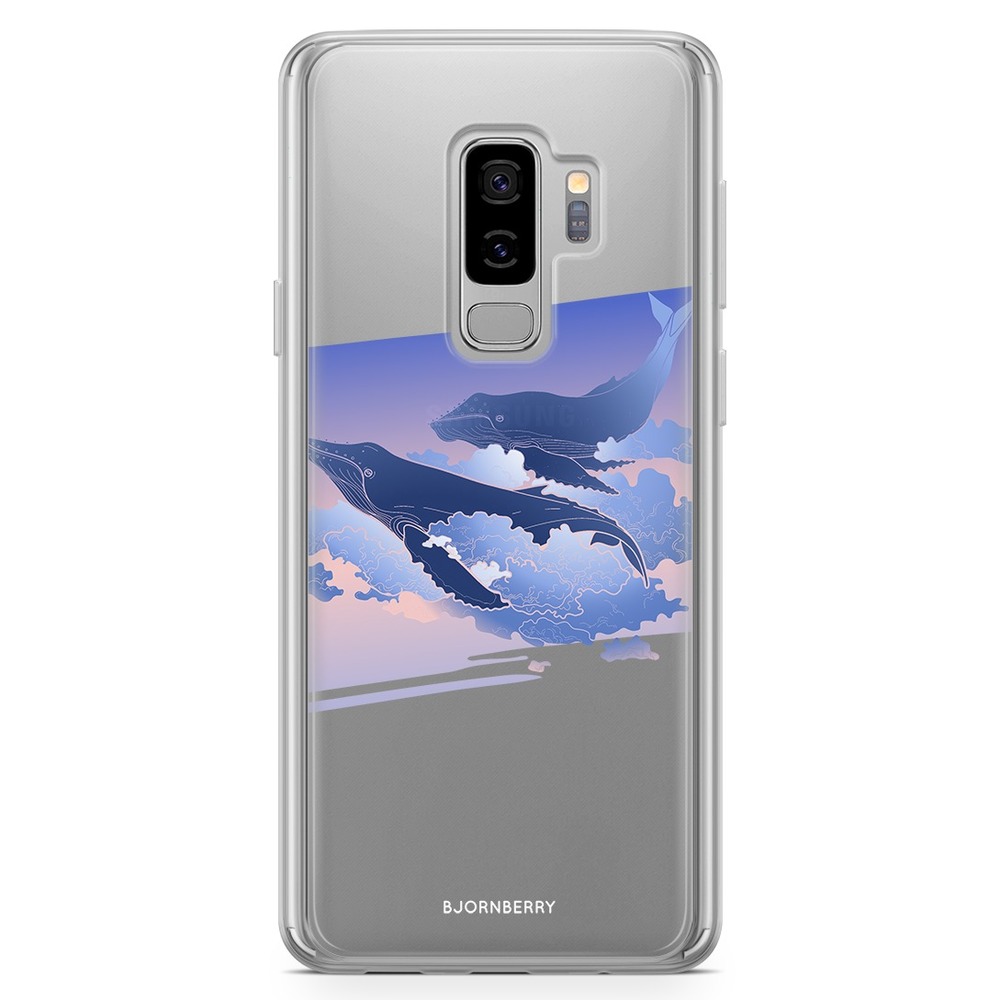 Samsung Galaxy S9 Plus Fashion Case - Flying whales