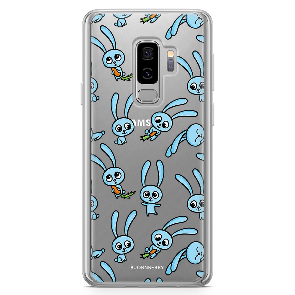 Samsung Galaxy S9 Plus Fashion Case - Blue rabbits