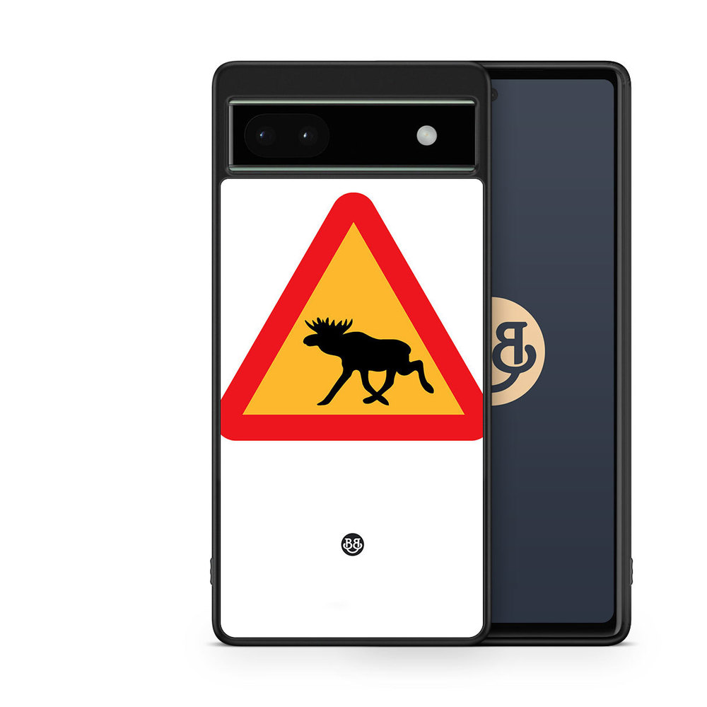 Google Pixel 6a Case - Moose Sign